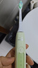 飞利浦（PHILIPS）【肖战推荐】声波电动牙刷钻石3系 年货节礼物 情人节情侣款送男生女友 微泡水流HX5161/05抹茶绿 实拍图