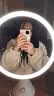 斐色耐小蛮腰化妆镜带灯镜子智能led梳妆镜红色高级结婚礼物生日送老婆 云朵白手提礼盒-送干发帽 实拍图