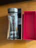 希诺（heenoor）抗菌玻璃杯双层隔热办公车载水杯男2025新款泡茶杯子XN-9303KT 实拍图