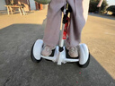 领奥电动儿童智能平衡车3-6-12岁体感10岁到15岁以上腿控成年人两轮自动手扶双轮新款平行车 K6旗舰白54V【三控+APP+炫光轮】 实拍图
