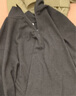优衣库合作款男装女装绒面针织半拉链套头衫长袖479849 08 深灰色 S /165/84A 实拍图