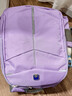 letopo儿童护脊减负书包小学生4-6年级双肩书包 简约时尚轻便耐脏 芋紫色 实拍图
