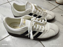 adidas「T头鞋」VL COURT复古休闲板鞋德训鞋男女阿迪达斯轻运动 汉玉白/黑色/树脂黄   40.5 实拍图
