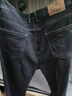 罗蒙（ROMON）男士牛仔裤男秋冬商务休闲裤男弹力直筒男裤厚款深档直筒长裤高腰 黑灰色+黑灰色【冬季款】 加绒 36 【腰围2尺9建议165-175斤】 实拍图
