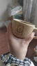 马克杯ins风萨摩叠叠学生牛奶杯可爱大容量喝水杯家用陶瓷杯 咖色小狗摩叠叠杯 实拍图