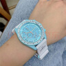 欧米茄（OMEGA）斯·沃琪S·WATCH联名款行星系列男女石英表42mm 淡蓝盘SO33L100 T王星 实拍图