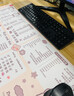 索能（SUONENG） 超大鼠标垫办公快捷键大全PS加厚大号软件excel桌面键盘电竞游戏电脑桌垫 学习熊 尺寸300x800mm厚度3mm 实拍图