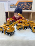 狂野骑士儿童挖掘机玩具工程车系列套装男孩1-3-6岁大号模型礼盒生日礼物 实拍图