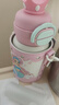 杯具熊（BEDDYBEAR）开口笑双饮盖儿童保温杯带吸管水杯316钢大容量保温壶600ML美人鱼 实拍图