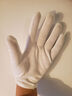 贸正 纯棉礼仪白手套劳保12付 无尘棉布纱线文玩盘珠宝展示开车表演 薄厚适中 白色 实拍图