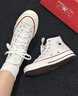 匡威（Converse）1970s 三星标经典高帮鞋情侣运动鞋学生鞋休闲帆布鞋男鞋女鞋 162056C 白高 42 /8.5 实拍图