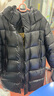 高梵黑金鹅绒服先锋3.0亮面六格羽绒服男女同款冬季厚外套 黑色 S 实拍图