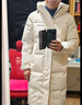 波司登（BOSIDENG）于适同款25新款羽绒服男女同款情侣长款连帽面包服外套 【店长推荐】沙石米|8F06 L 170/92A 体重约120-140斤 实拍图