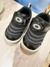 巴布豆童鞋宝宝学步鞋秋男宝毛毛虫防滑儿童机能鞋软底男女童鞋黑色25 实拍图