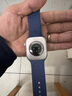 Apple/苹果 Watch Series 10 智能手表GPS款46毫米银色铝金属表壳丹宁色运动型表带S/M MX203CH/B 实拍图