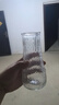 玻璃花瓶透明植物插花瓶水培容器大花瓶装饰客厅摆件 【热销】透明水波纹（17*5.5*8） 1个装 实拍图
