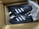 阿迪达斯（adidas）adidas三叶草贝壳头SUPERSTARII男女休闲鞋 JI0079 42.5码 实拍图