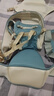 COOKSS婴儿背带腰凳前抱式多功能纯棉四季通用款抱娃神器新生儿横抱宝宝坐凳 清新绿 实拍图
