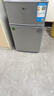 奥克斯小冰箱家用小型迷你冷藏冷冻两用出租房宿舍用节能省电寝室办公室电冰箱 【热卖款 升级净化去味】22A126DW银 实拍图