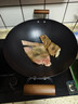 中康铁锅炒锅不粘锅经典款深氮极铁锅圆底精铁无涂层防锈明火燃气32cm 实拍图