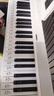 特伦斯折叠钢琴88键便携式电钢琴成人儿童电子琴重力度键盘V30pro钢琴 时尚白+专用琴包+Z琴架 实拍图