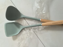 康巴赫硅胶铲勺不伤锅耐高温炒菜铲子不粘锅厨房家用铲子汤勺两件套 实拍图