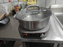 九阳（Joyoung）0涂层IH秒涮电火锅火锅专用锅电锅家用4-8人分体式可拆洗多功能电蒸锅不锈钢电煮锅6L火锅锅GN12 实拍图