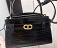 CHARLES&KEITH鳄鱼纹凯莉包手提斜挎婚包包女包生日礼物新年礼物CK2-50270880-1 Black黑色 S 实拍图