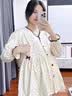 猫人月子服产后睡衣秋冬季加厚空气棉产妇哺乳春秋季孕妇家居服女秋冬 H2109#绿色 L 【推荐90-130斤】 实拍图