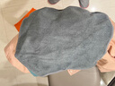 擦车专用毛巾高级洗车专用毛巾加厚强吸水不掉毛无痕擦车布擦车巾 一条装星空灰-强力吸水+不伤车漆 专业擦车巾（小号）30*30cm 实拍图