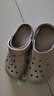 CROCS卡骆驰洞洞鞋贝雅男鞋女鞋轻便耐磨一脚蹬拖鞋休闲鞋|10126 卵石色-2V3 37 /38(230mm) 实拍图