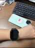 Apple/苹果 Watch Series 10 智能手表GPS款46毫米亮黑色铝金属表壳黑色运动型表带M/L MX273CH/B 实拍图