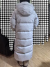 京东京造羽绒服男女情侣同款真鸭绒冬季中长款连帽保暖外套 纯净灰 S 实拍图