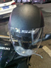 LS2新款摩托车头盔四分三盔电动助力车四季大尾翼大码男女半盔OF608 哑黑 2XL(建议59-60CM) 实拍图