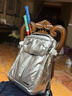 川崎（KAWASAKI）忍者双肩包背包羽毛球包电脑男女士出差旅行包书户外防泼水大容量 【宝石银】双肩包丨送鞋袋+防水包 晒单实拍图