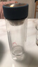 富光男女士双层玻璃杯 高硼硅玻璃304茶隔水杯子 带茶隔泡茶杯500ml 实拍图