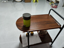 卓博茶几小桌子边桌沙发边几茶桌餐边推车置物架BCJ02异形胡桃色 实拍图