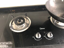 美的（Midea）【有奖发票】燃气灶双灶家用钢化玻璃面板4.5-5.0kw天然气液化气煤气灶家用台嵌两用大火力猛火灶 天然气 4.5KW安全蓝焰灶 实拍图
