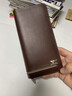 七匹狼（SEPTWOLVES）男士钱包长款拉链皮夹手包真皮手拿包牛皮钱夹大容量多卡位手机包 尊贵啡色【A款】(修面牛皮 ) 实拍图