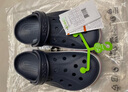 卡骆驰（CROCS）洞洞鞋贝雅卡骆班轻便耐磨一脚蹬休闲鞋|205089 黑色/白色-066 44 (280mm) 实拍图