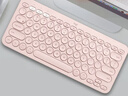 罗技（Logitech）K380 键盘 蓝牙办公键盘 无线键盘 女友 便携超薄键盘 笔记本键盘 茱萸粉 实拍图