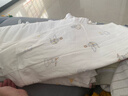 全棉时代婴儿针织包巾纯棉抱被新生儿薄空调被盖毯包被 繁花似锦90×90cm 实拍图