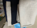 优衣库女装法兰绒舒适长裤/全棉柔软宽松直筒休闲裤新款478849 02 浅灰色 M 实拍图