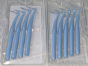G·U·M日本GUM牙缝刷拜德乐L型牙间刷10支正畸矫正型齿间刷带牙套减嘴臭 浅蓝色SS中号(适合大部分人) 实拍图