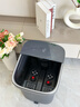 美的（Midea）泡脚桶杀菌足浴盆全自动按摩保暖洗脚盆双效杀菌暖脚水幕喷淋新年礼物生日送男女友ZL312 Pro灰 实拍图