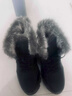 全洲狼 雪地靴男冬季新款东北棉鞋男大码抗寒防水加绒保暖轻便防滑靴子 黑色棉鞋-升级版 加绒 42 (260mm) 实拍图