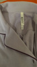 红豆居家女士220g精梳纯棉紧密赛络纺长袖家居服女睡衣 浅雾紫 L 实拍图