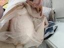 京东京造加厚兔毛绒感四件套 A类双面绒牛奶绒床单被套枕套保暖秋冬季单人双人床品奶油白1.5m床 实拍图