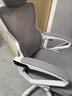 朗域轩品人体工学电竞椅人工力学座椅久坐护腰宿舍游戏电脑椅子可躺写字椅 【升级四向腰托】蝶翼白丨乳胶-1级气杆 120-155度(含) 联动扶手 四向腰托 实拍图
