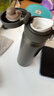 膳魔师（THERMOS）钛杯Ti纯钛保温杯大容量水杯商务杯子团购生日礼物TCTG/TCTC TCTG太空灰【纯钛茶隔片】 500ml 实拍图